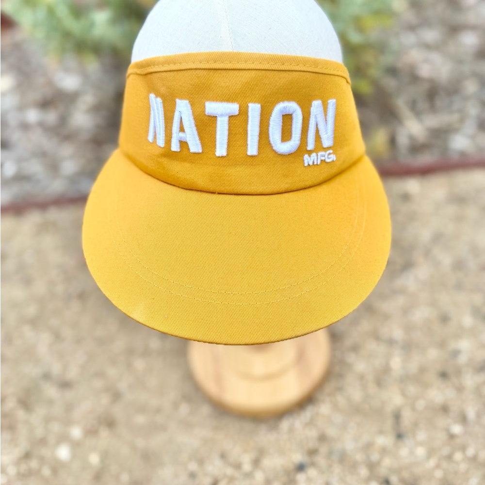 Nation LTD Yellow and White Hat